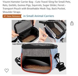 Hamster Carrier Bag New  Thumbnail
