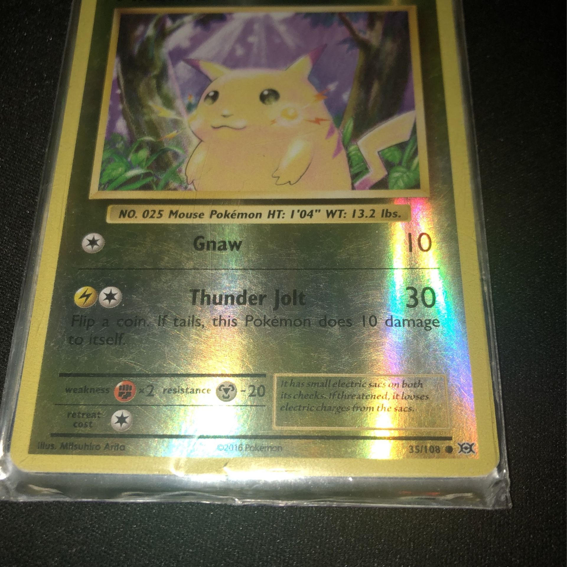 Pikachu Reverse Holo