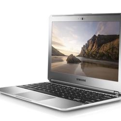 Samsung • Portable • Silver Notebook • Laptop • Chromebook Thumbnail