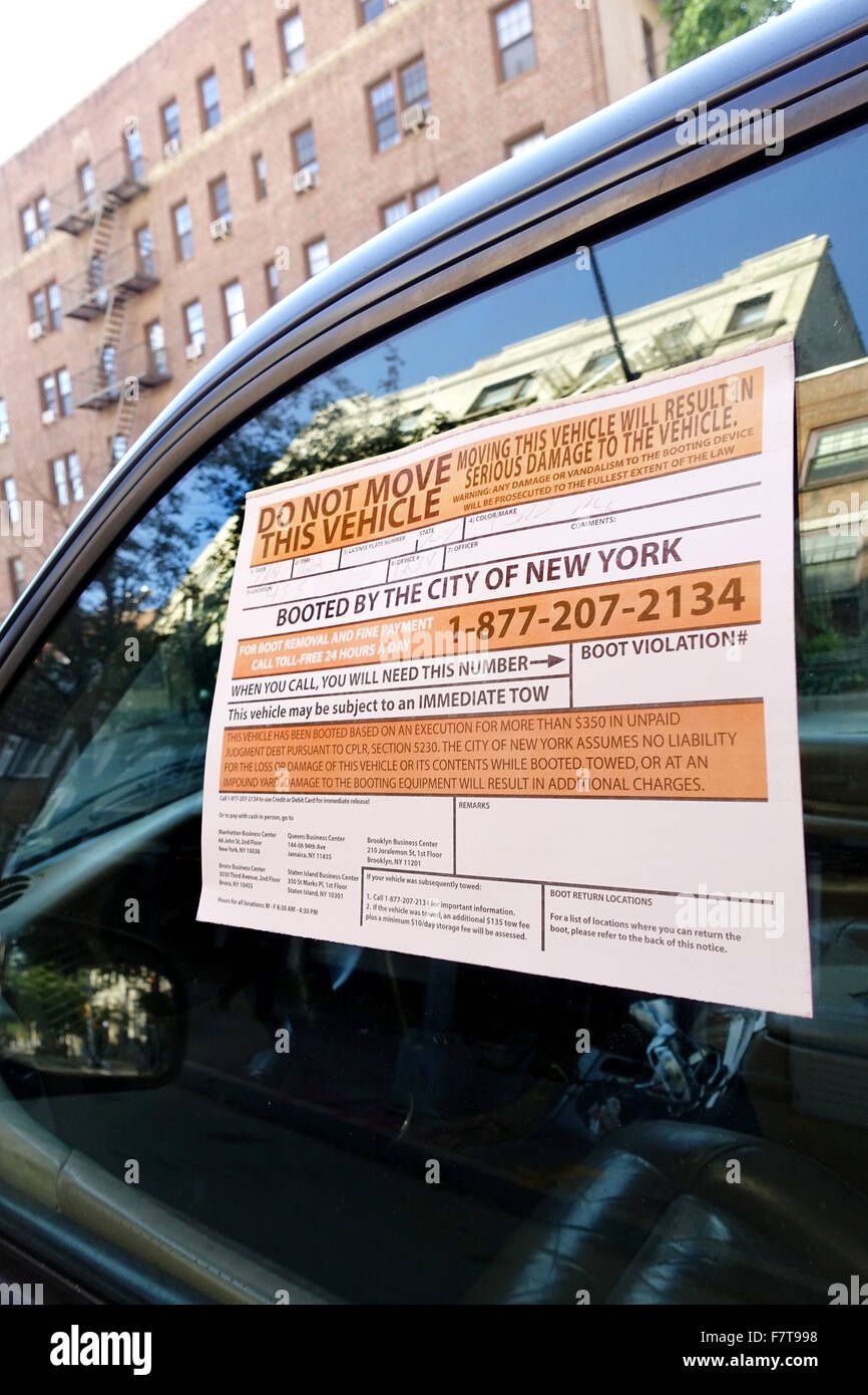 Got A Boot On Your Car Or Ezpass Ticket Or Parking Ticket