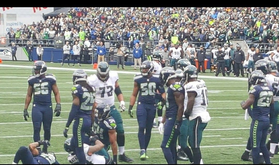 Seattle Seahawks vs DETROIT LIONS 3 & 4 ROWS FROM THE FIELD