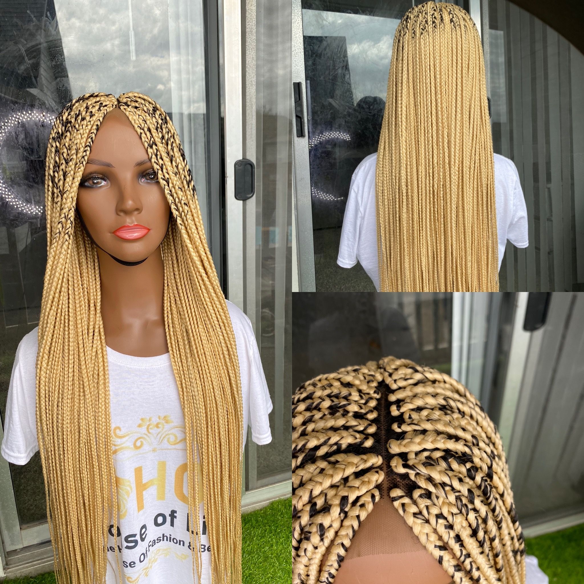 Blonde Braided Wig