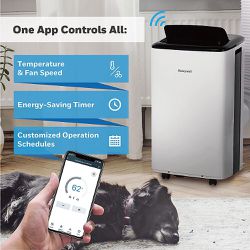 Honeywell 10,000 BTU Smart Wi-Fi Portable Air Conditioner, Dehumidifier & Fan Thumbnail