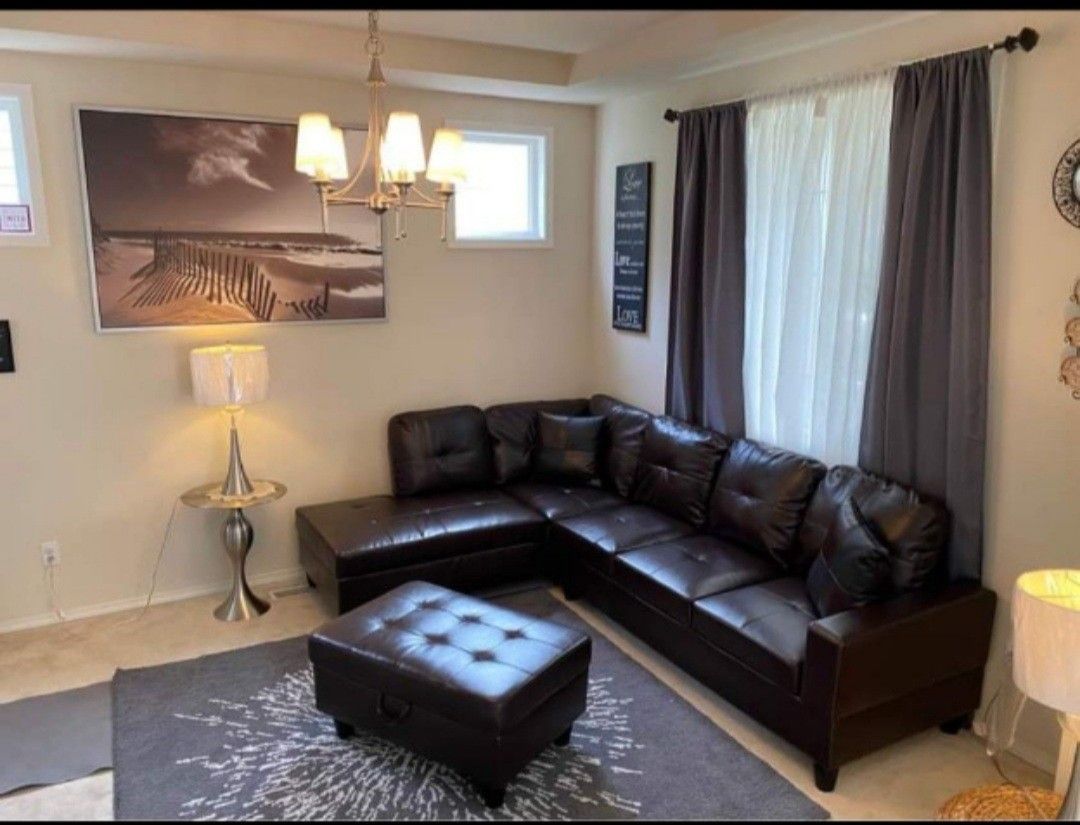 Sectional And Ottoman