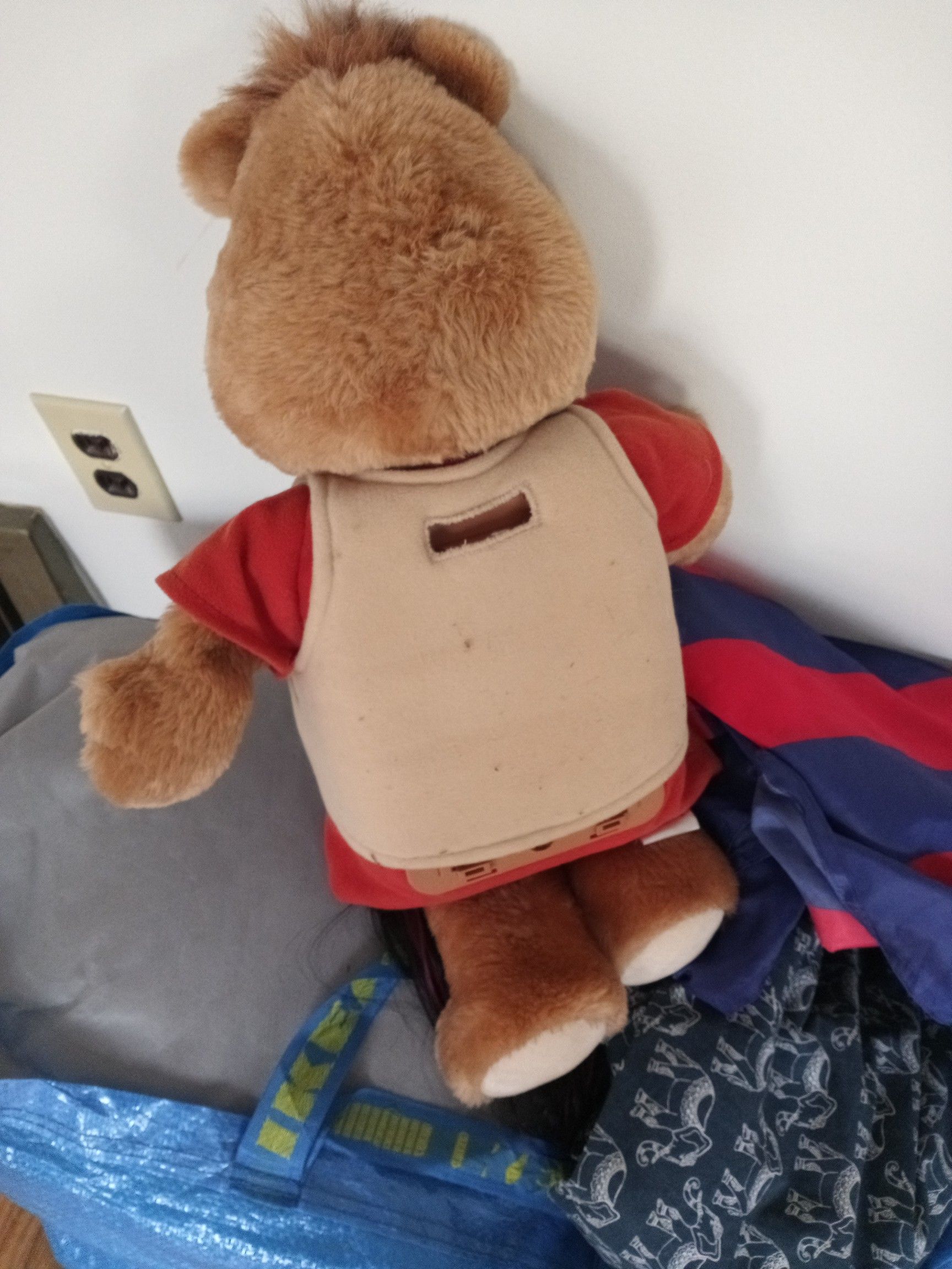 The real teddy ruxpin that works and talks