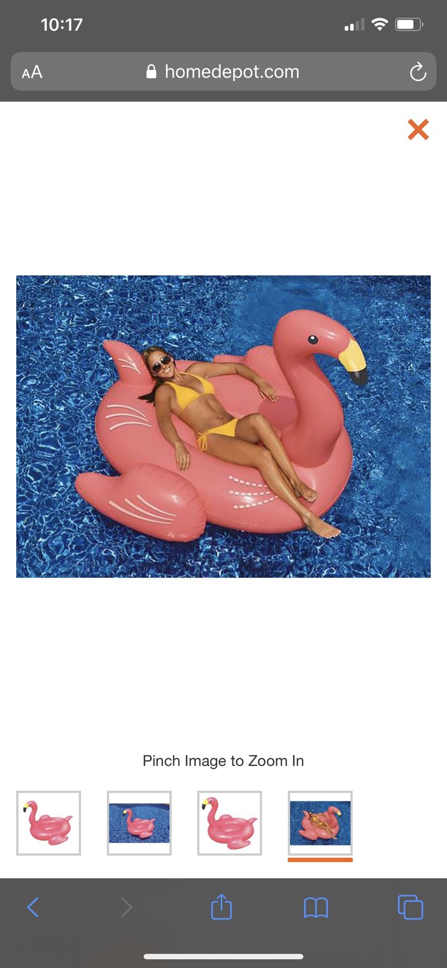 New in box Intex flamingo