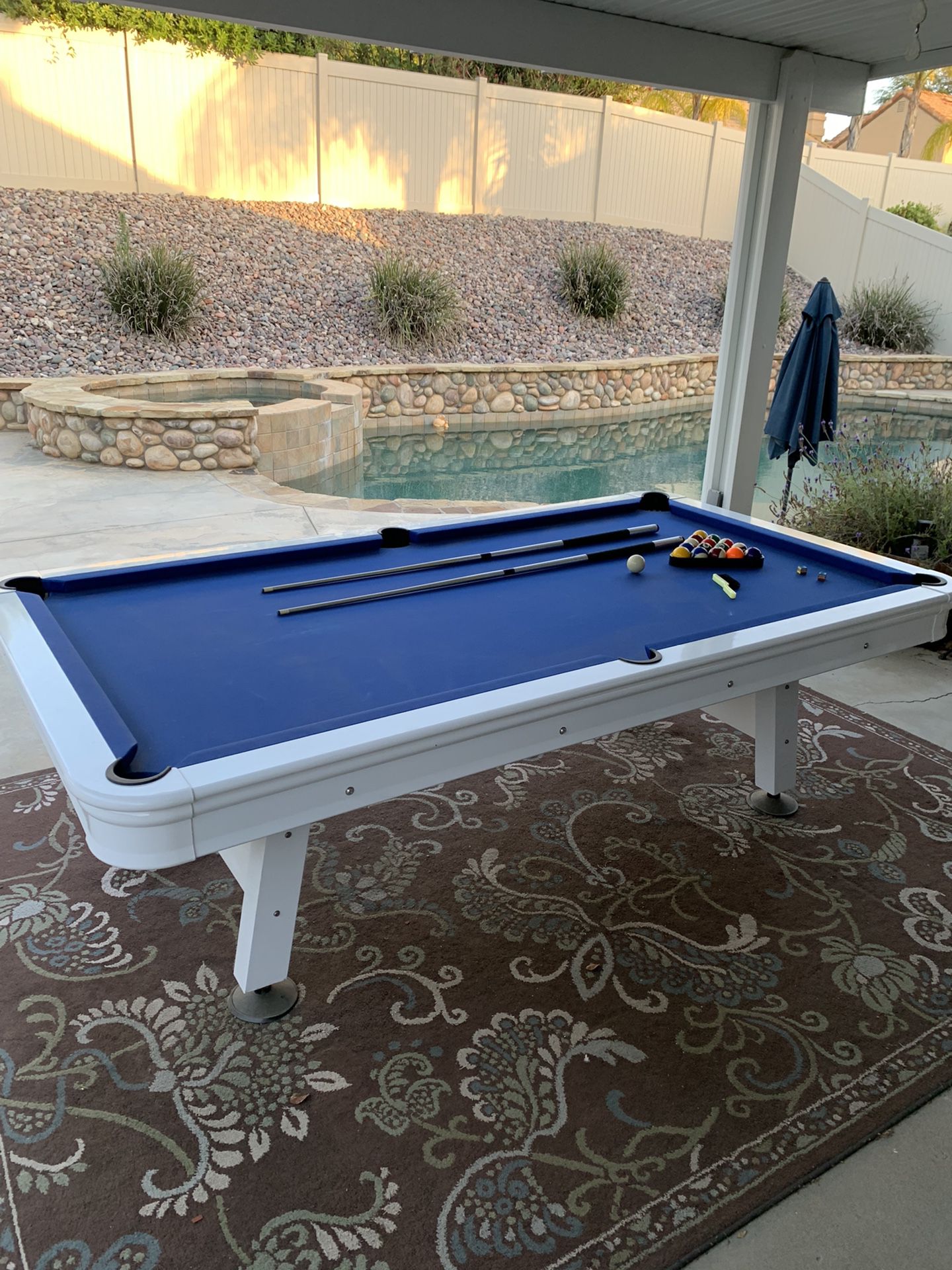 Hathaway Alpine 8ft Outdoor Pool Table