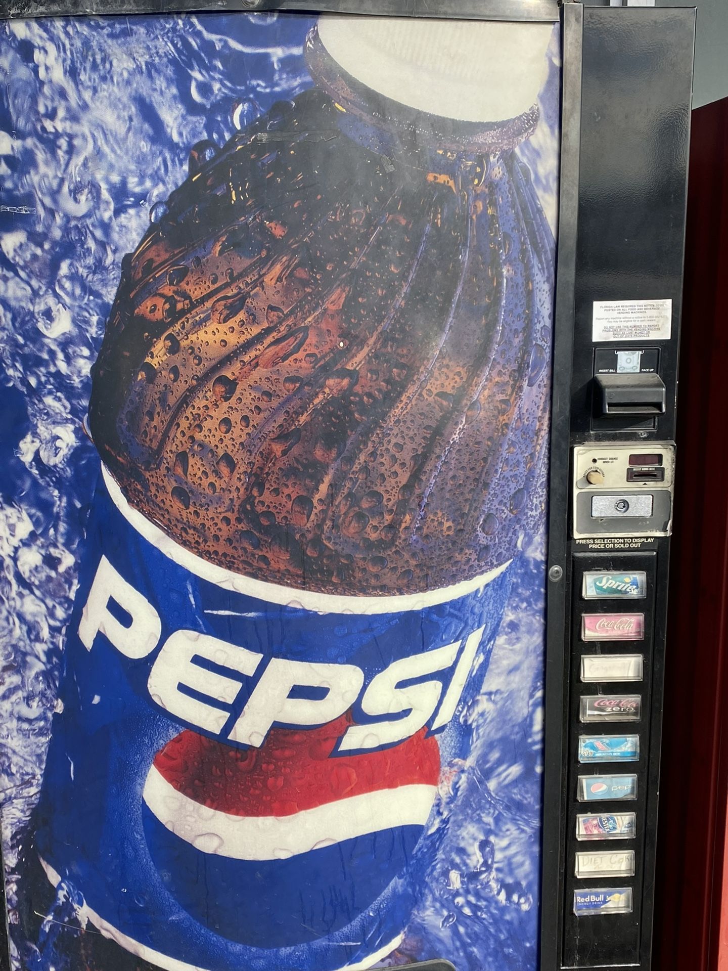 Vending Machines Soda And Snack Need To Be Moved