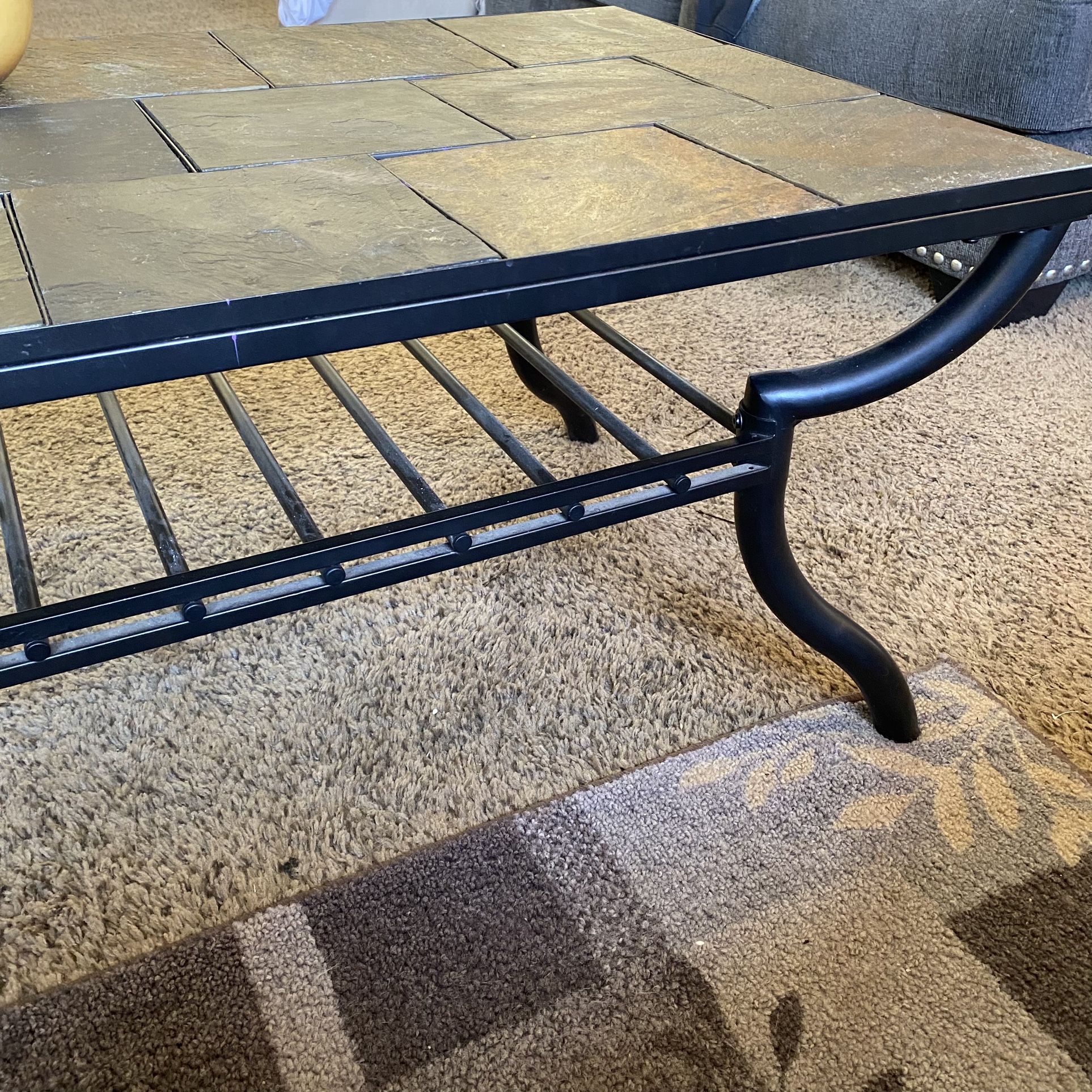 Set of Three Living Room Coffee Table, Entertainment Center And Magazine stand