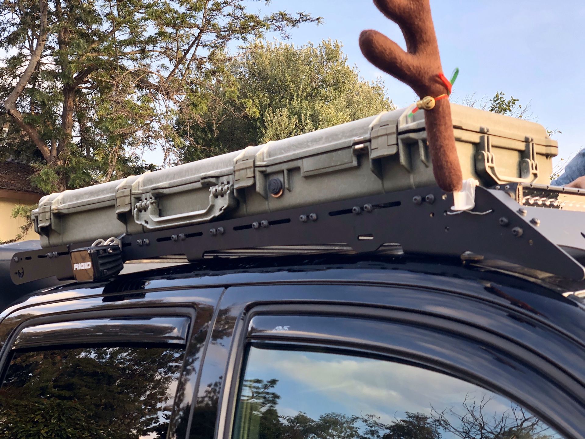 Pelican 1750 53” Rifle Case Olive Green PreDrilled for Toyota