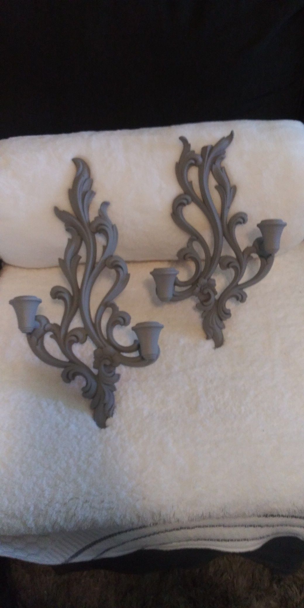 Wall candle holders