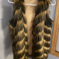 Fur Vest One Size  Thumbnail