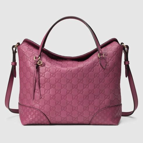 Authentic Gucci Bree Top Handle Convertible Tote Bag