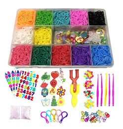 New! Rainbow rubber bands for kids arts and craft Thumbnail