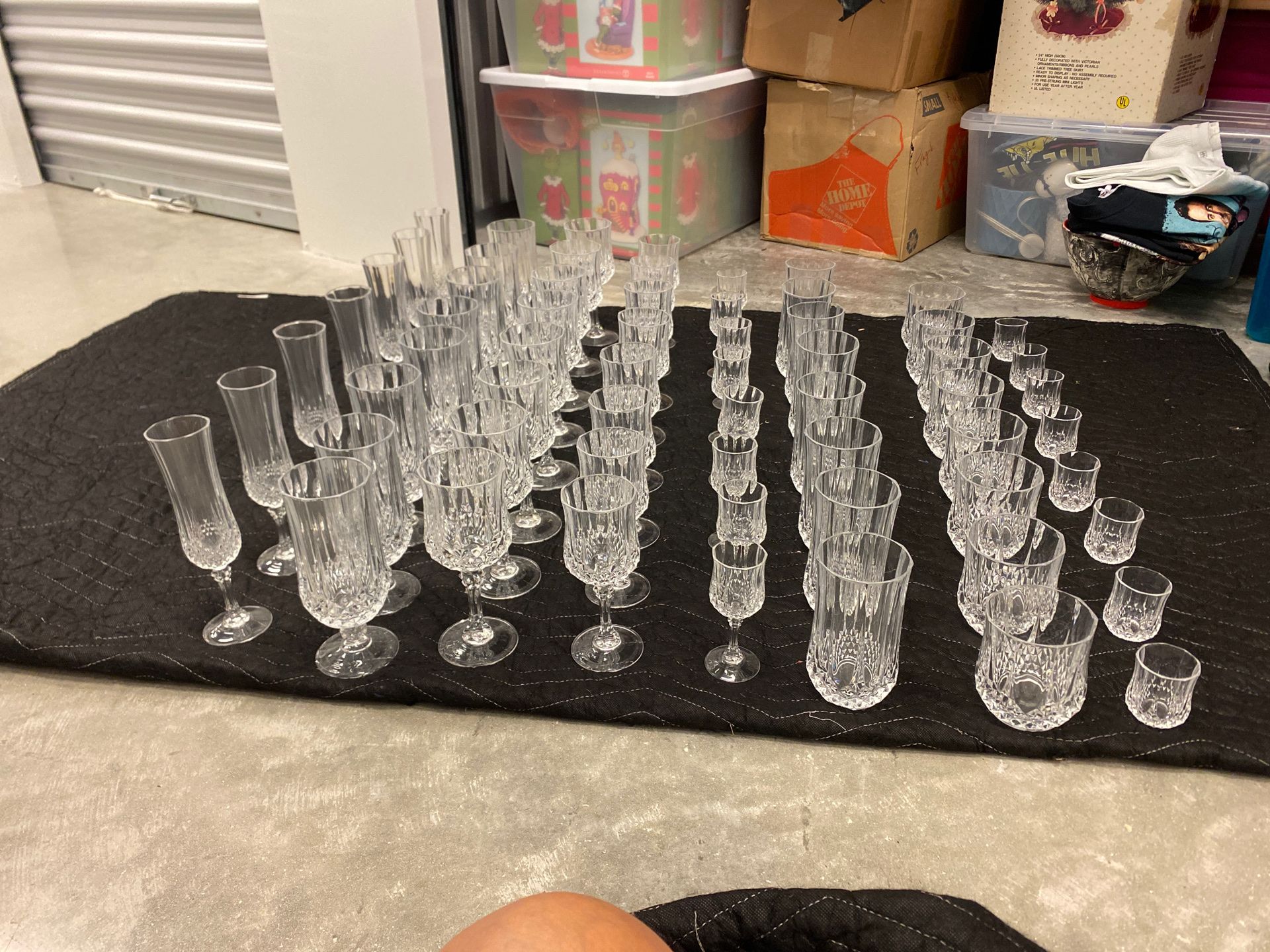 CRISTAL D’ARQUES DURAN Fine Cristal in 8 piece