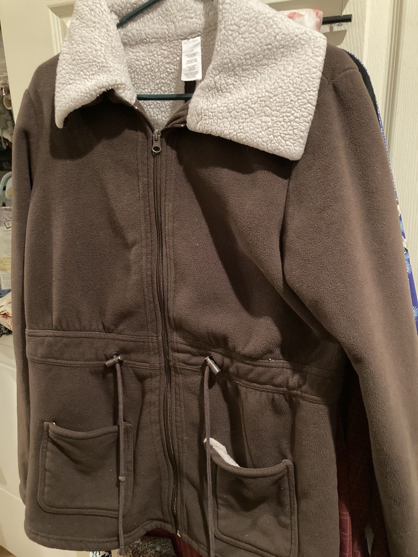 Brown Sherpa lined jacket