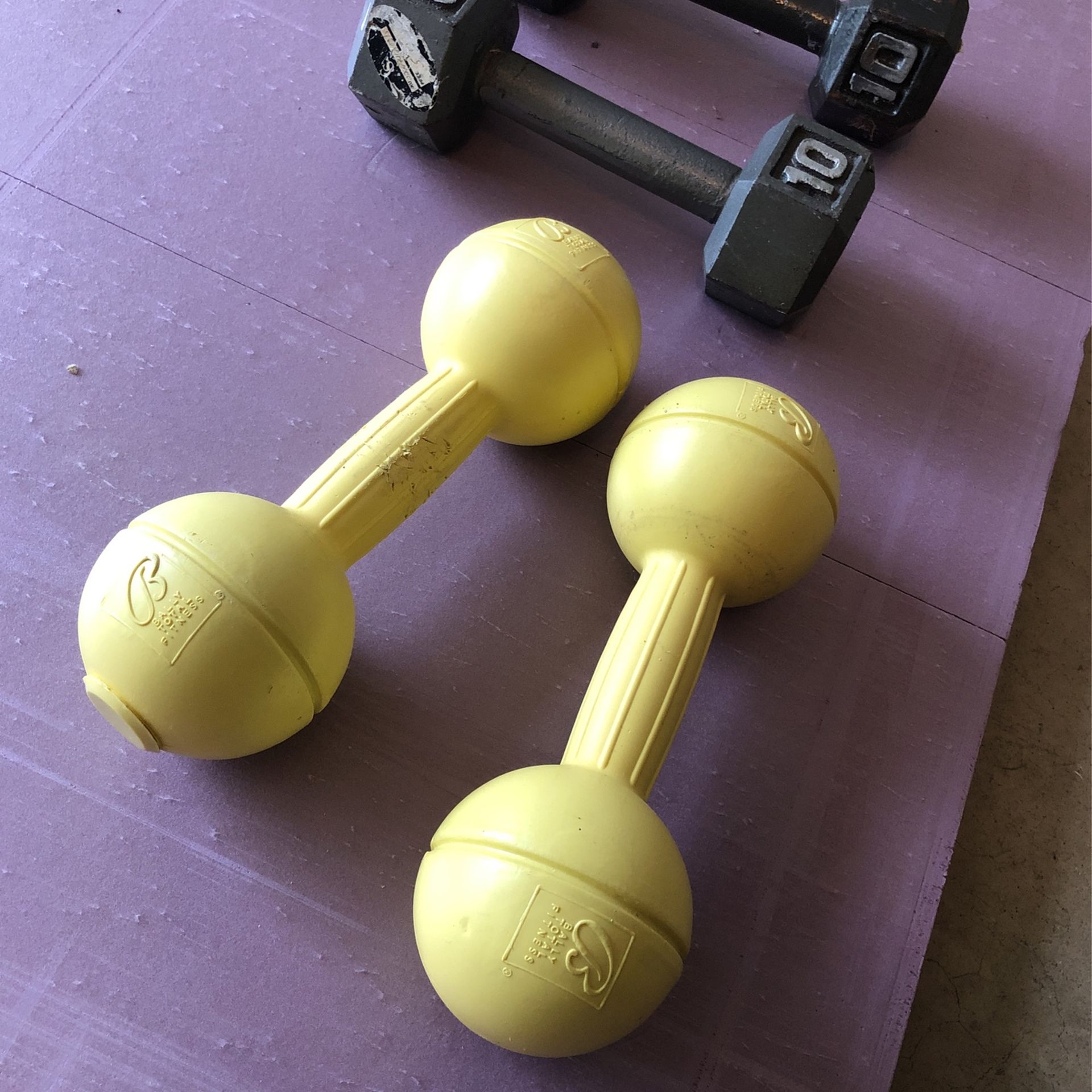 Dumbbells 5lb and 10lb