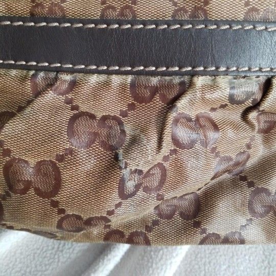 Authentic Gucci GG Monogram Supreme Mix Crystal Tote Bag