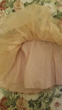 Girls Tutu Peach with shimmer - size 5T Thumbnail