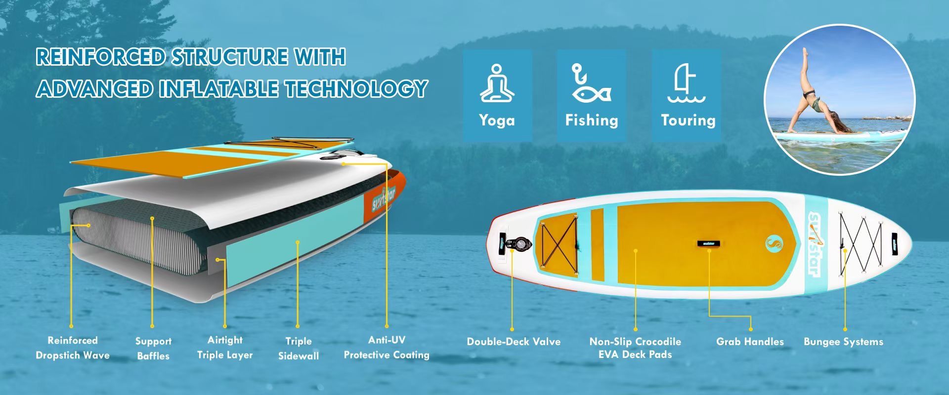 Surfstar Inflatable Paddle Board
