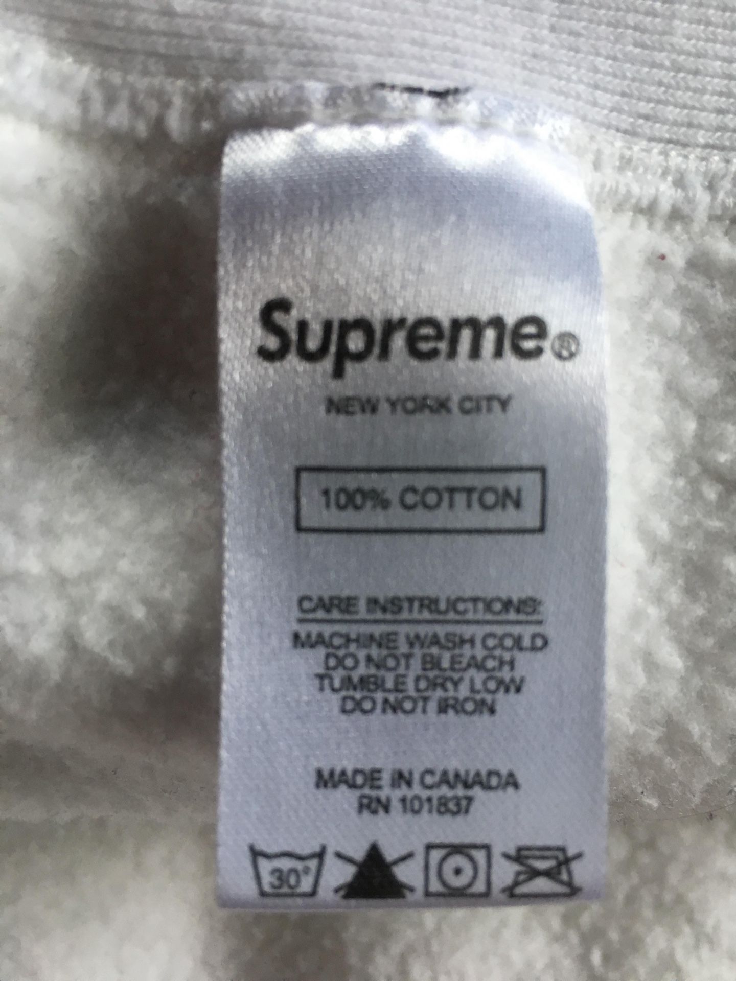Large Supreme Box Logo Hoodie