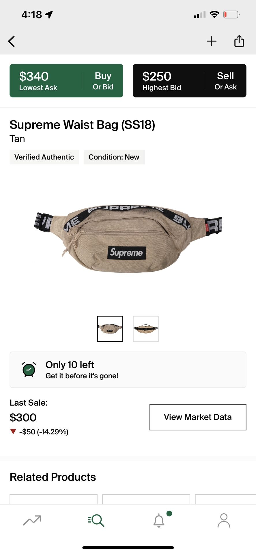 Supreme Fanny/waist Bag