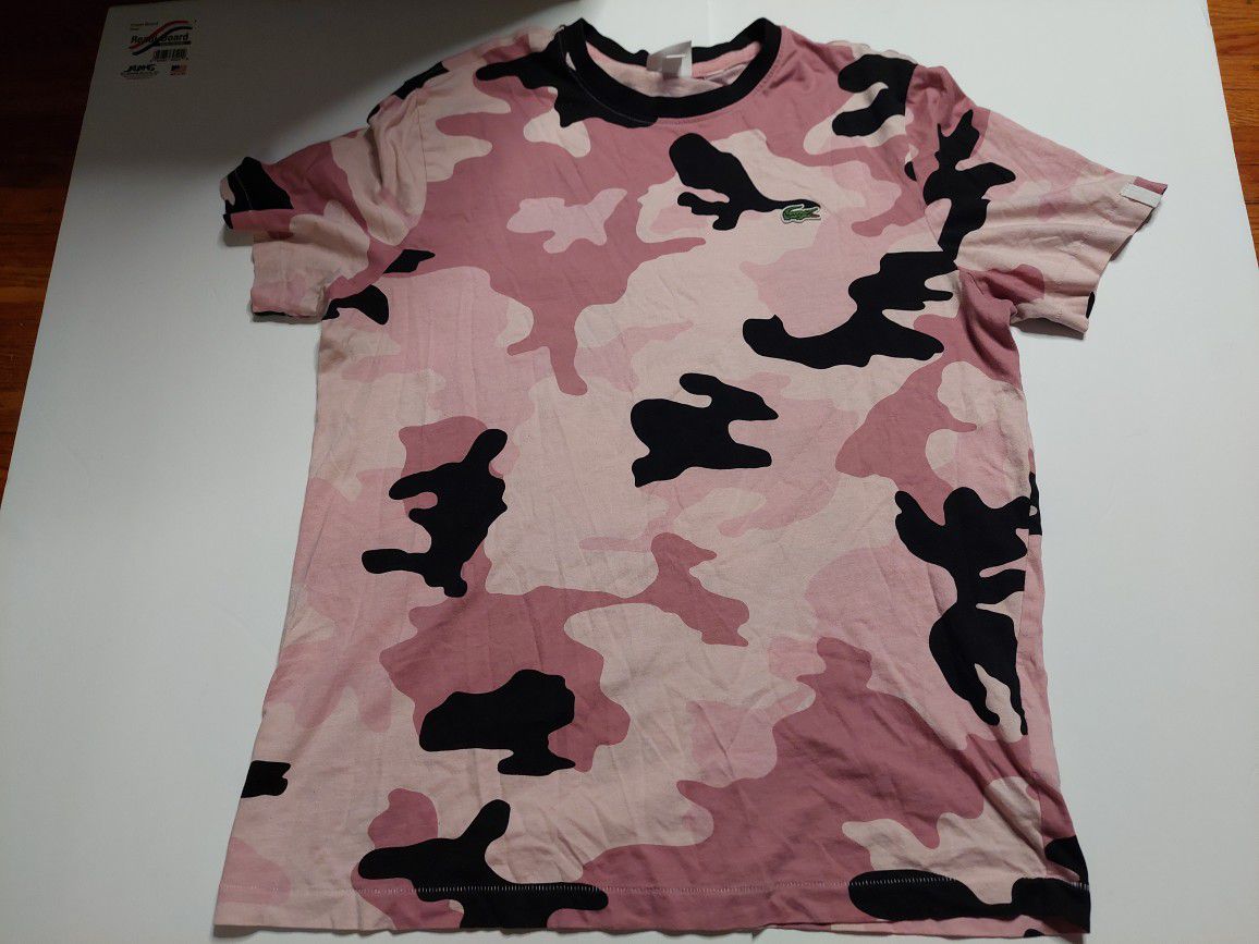 2 Lacoste T-shirts CAMO And Gray 