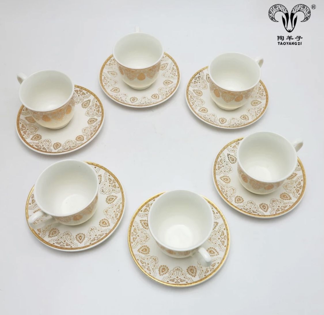 Cup and plates Tea set