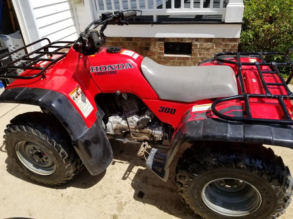 1997 Honda Fourtrax 300 (ATV) for Sale in Garner, NC OfferUp