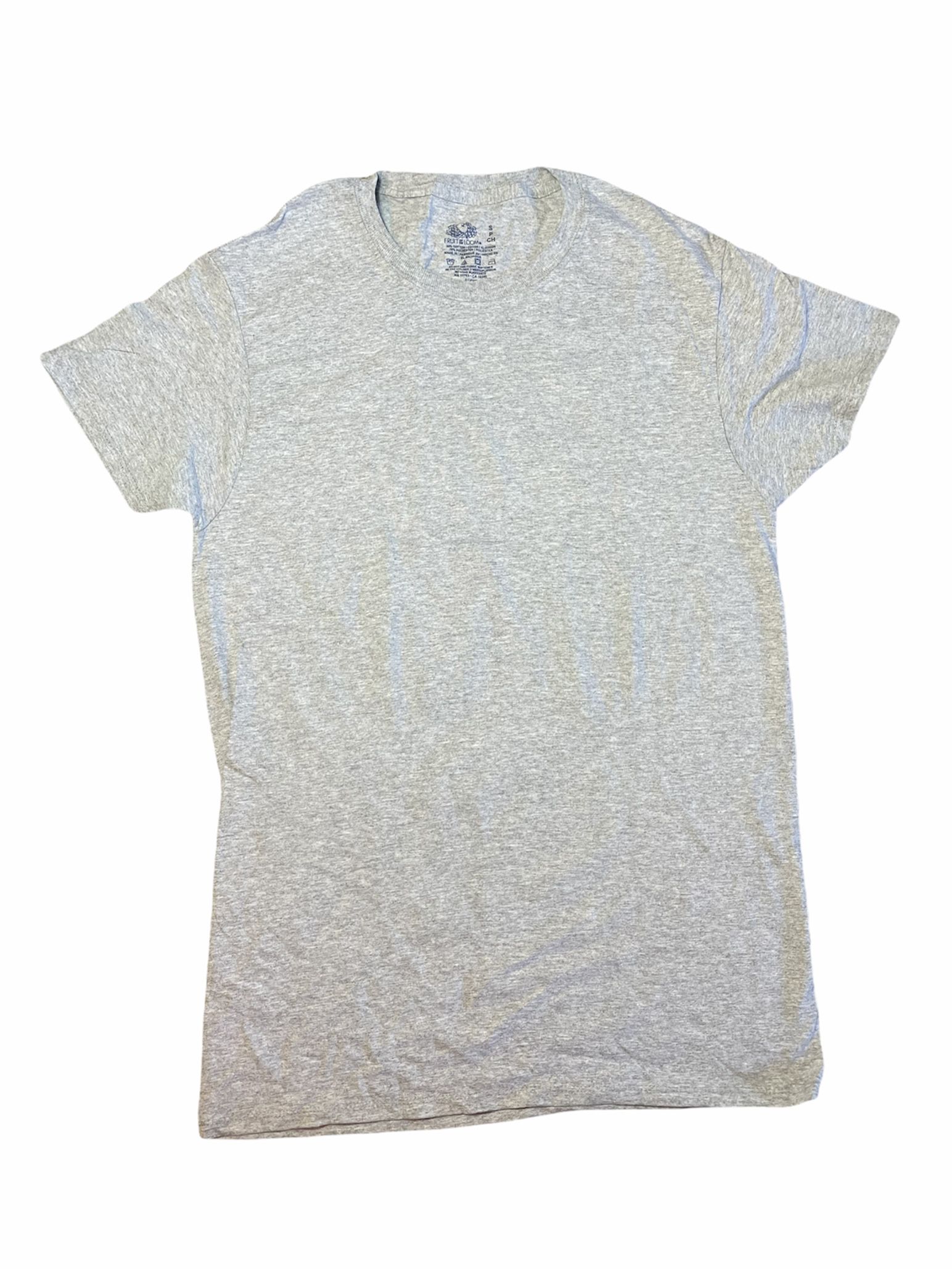 Bundle of 5 Men’s S Heather Grey Plain T Shirts New