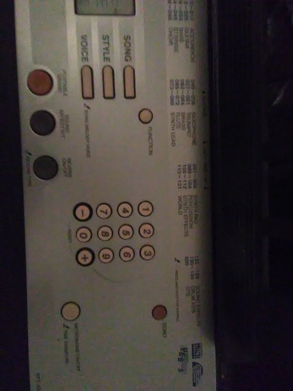 Electronic piano