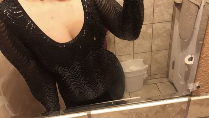 Sparkle mini dress black