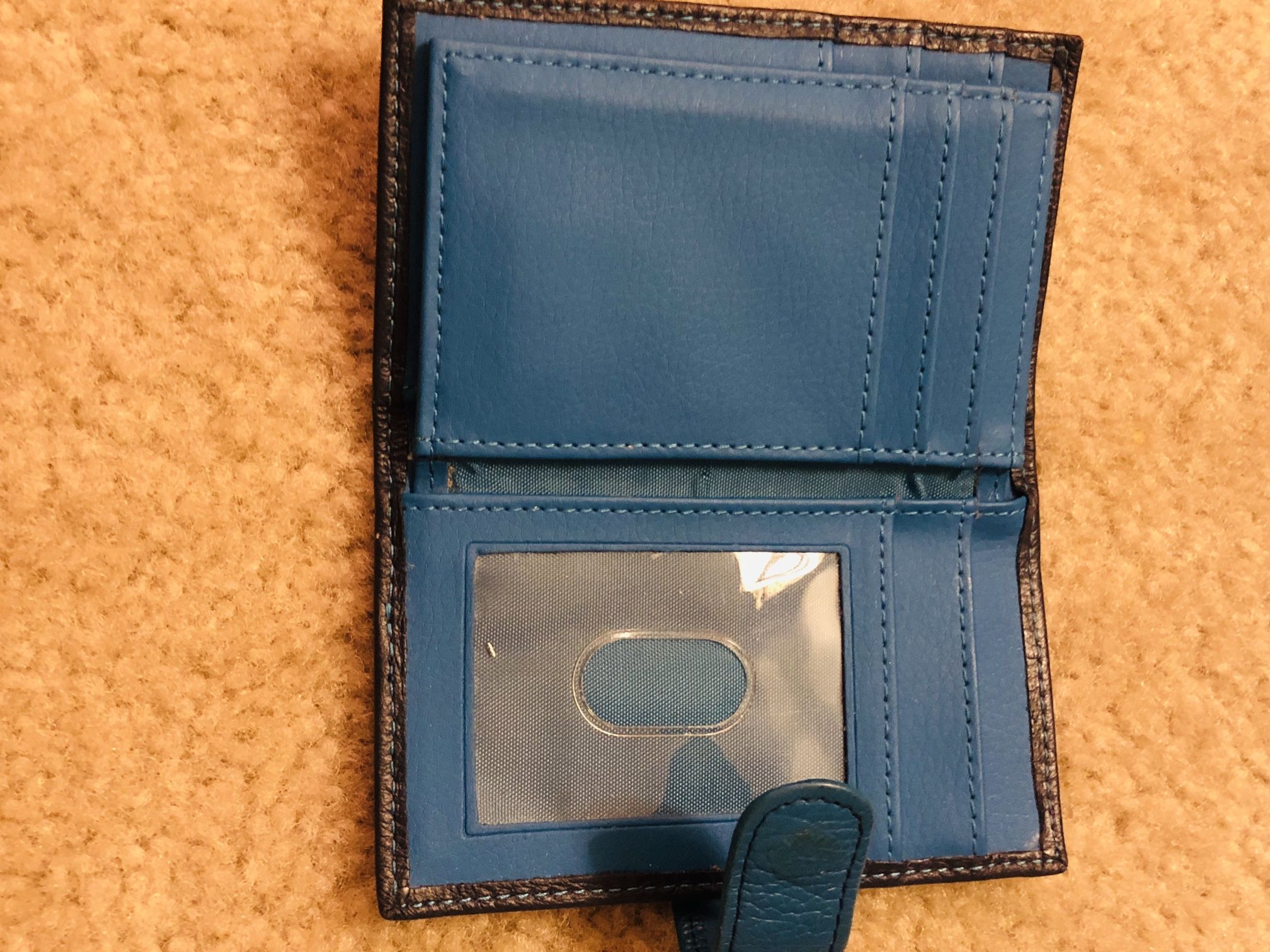 Small Unisex I’d Wallet Genuine Leather