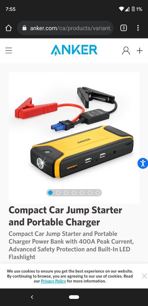 Anger Instant Car Battery Jump