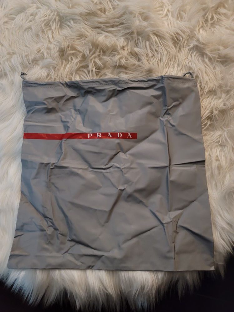 Authentic Prada Drawstring Bag