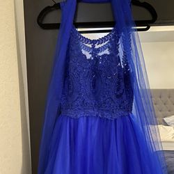Blue Evening Dress Thumbnail