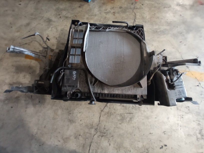 Radiator, Condenser And Fan For 2004 Nissan Titan Stock 86470