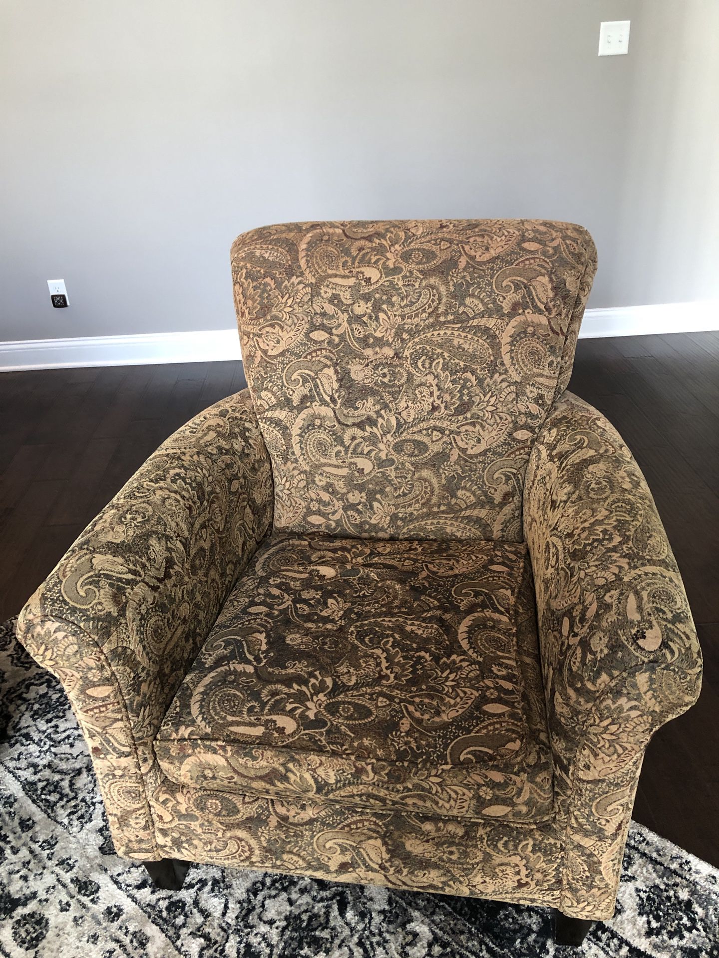 2 Upholstered Arm Chairs