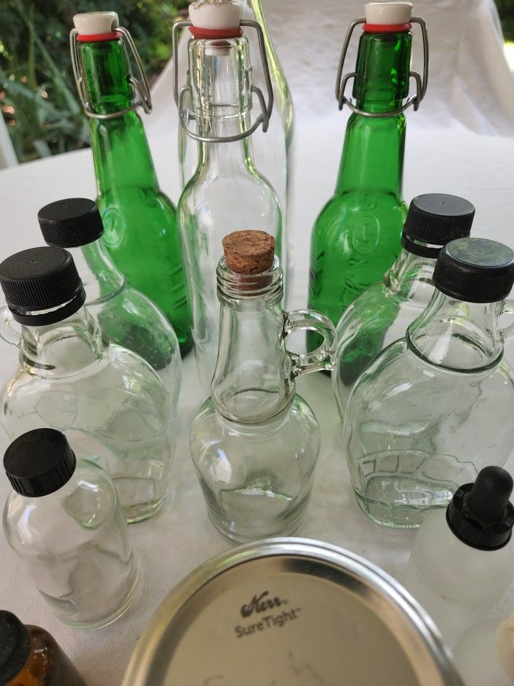 GLASS APOTHECARY SET