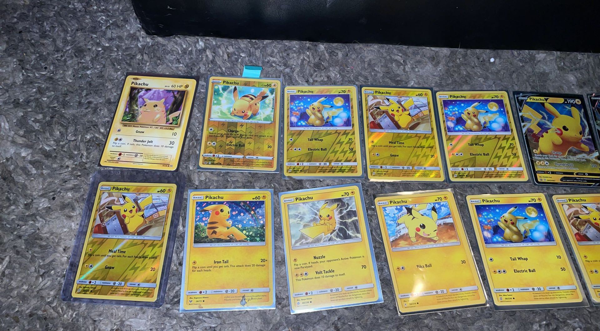 Pokemon Cards Pikachu Collection