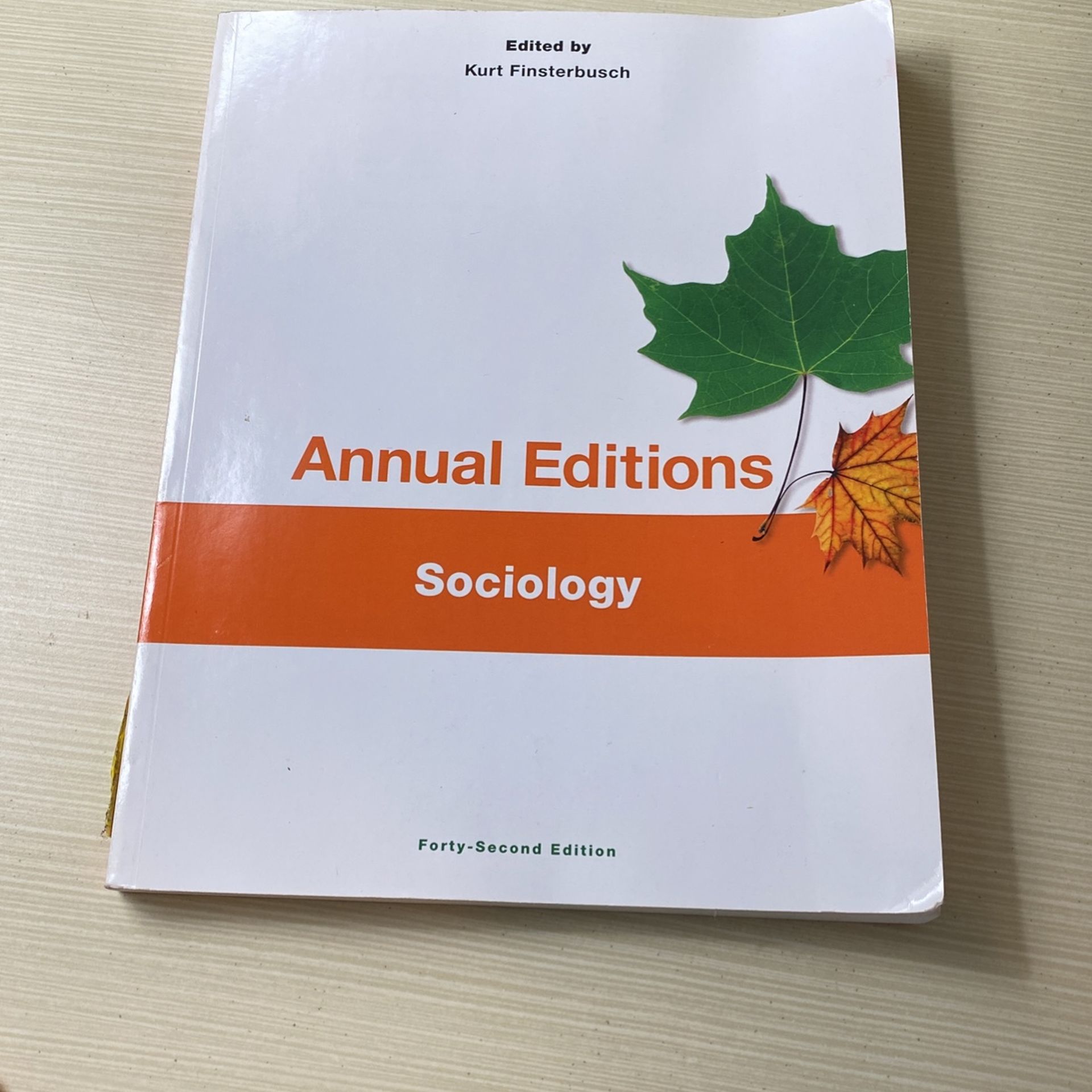 Annual Editions Sociology