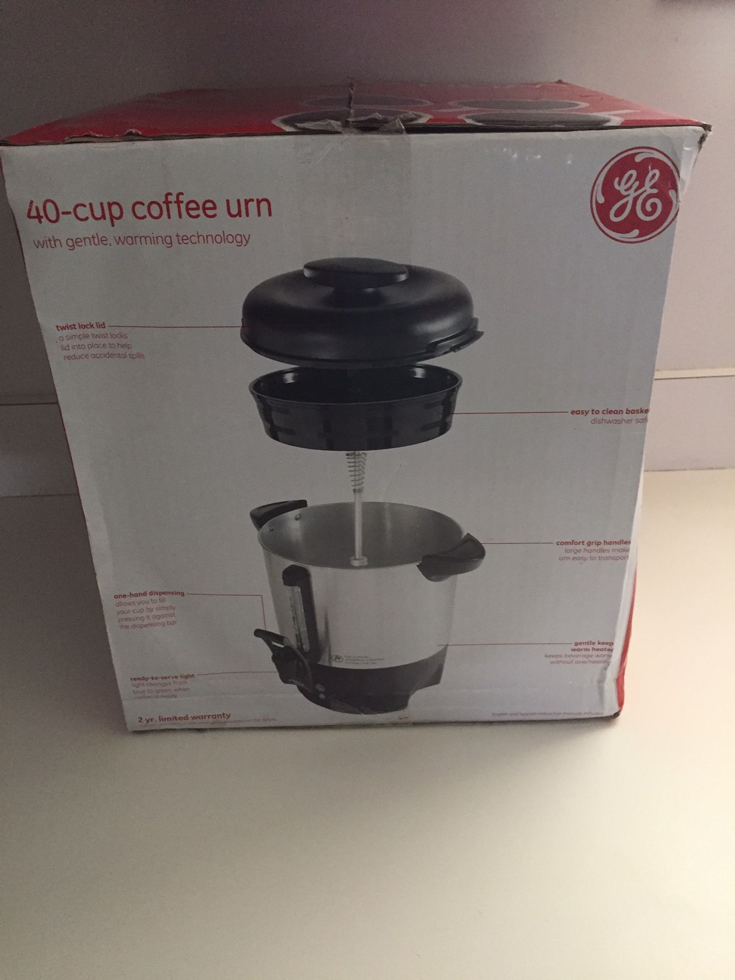 40 cup coffee urn