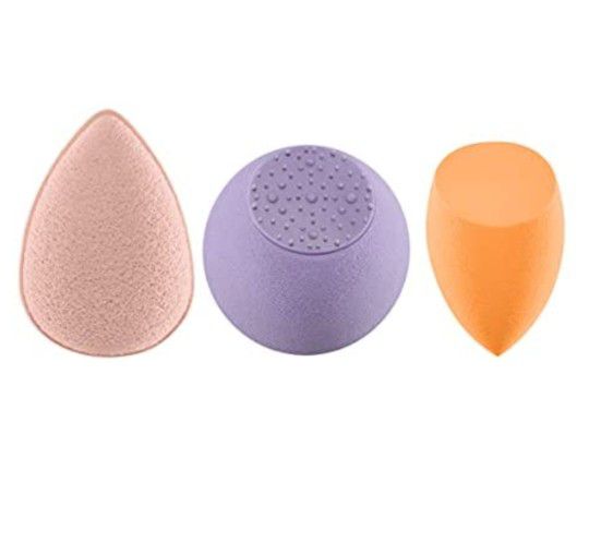 Real Techniques Sponge+ Beauty Makeup Blenders - Pack Of Two