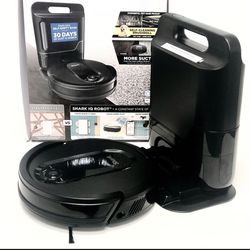 Shark IQ Self-Empty Base Robot Vacuum, Wi-Fi, Black Thumbnail