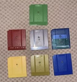 Pokemon Red Blue Green Yellow Silver Gold Crystal Games For Gameboy Color Thumbnail