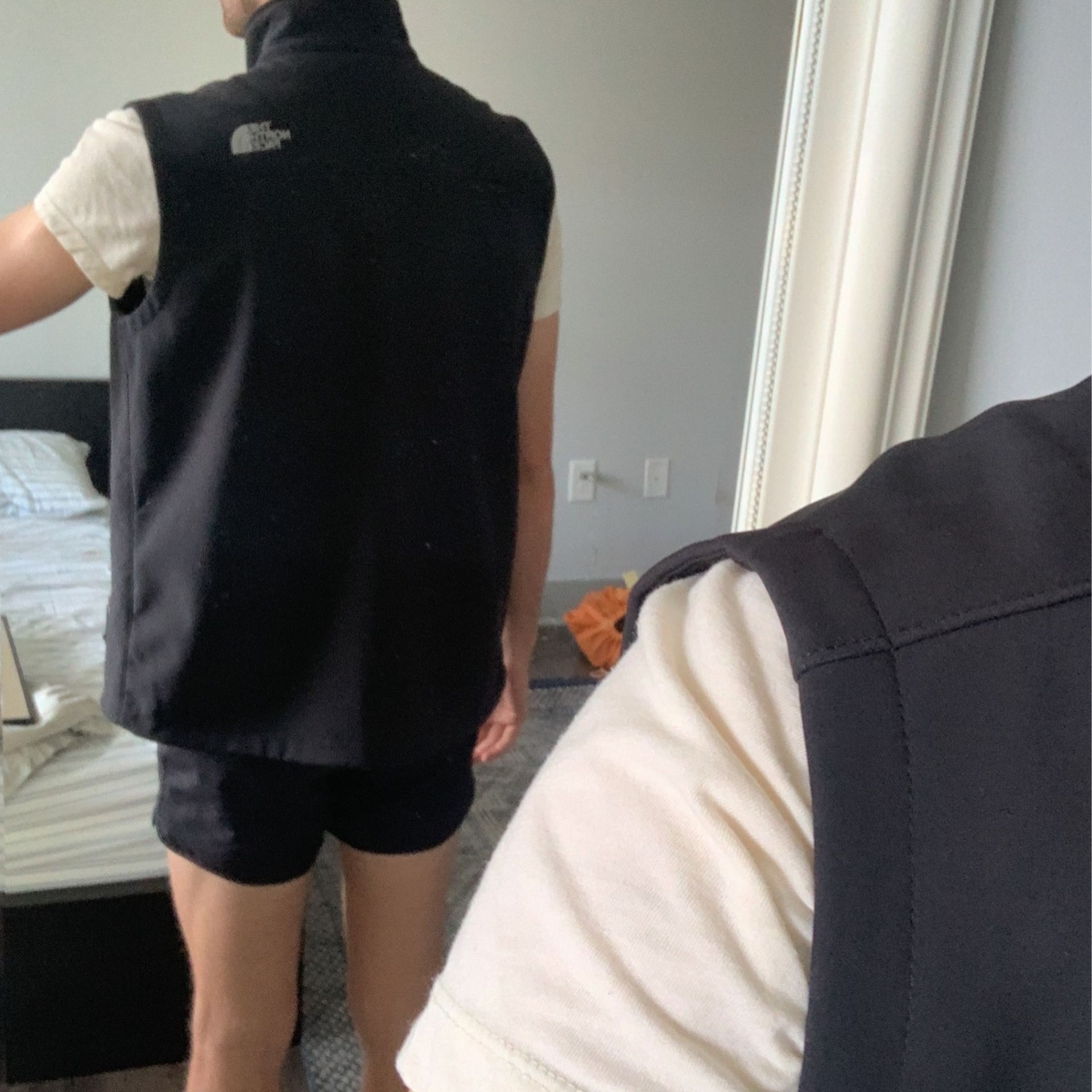 Black North Face Vest