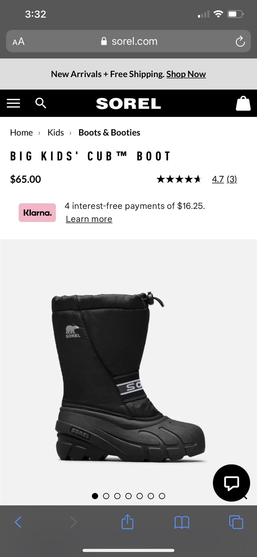 SOREL CHILDREN'S CUB™ BOOT