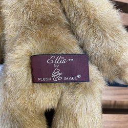 Ellis by Plush Image Ran Bear with Hat & Scarf Thumbnail