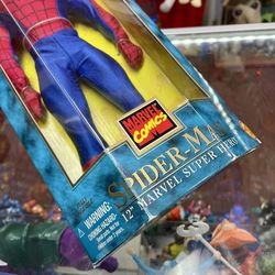 Vintage 1997 Toy Biz Special Edition Series Spider-Man 12” Marvel Super Hero Action Figure Toy NIB - Highly Detailed, Cloth Clothes Thumbnail