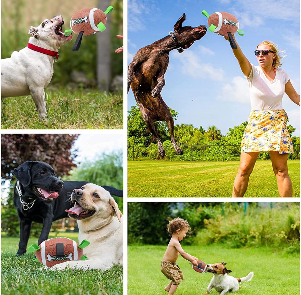 Dog Ball, Dog Toys for Large Dogs, Interactive Dog Toy for Medium & Small Dogs, Water Toys for Dogs (8 Inch)